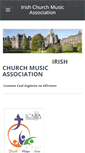 Mobile Screenshot of irishchurchmusicassociation.com
