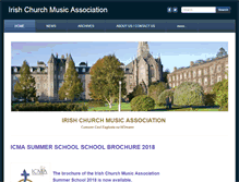 Tablet Screenshot of irishchurchmusicassociation.com